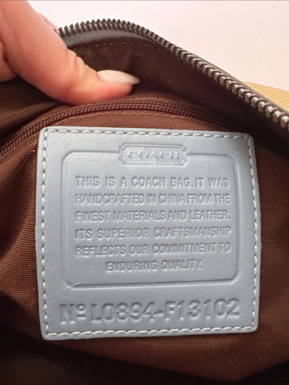 Rare Vintage Legacy Coach Turnlock shoulder bag